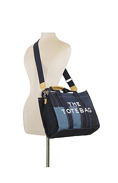 Denim Patchwork THE TOTE BAG