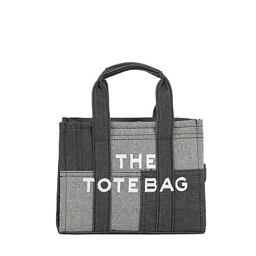 Denim Patchwork THE TOTE BAG