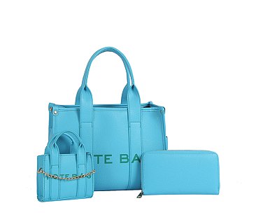 THE TOTE BAG 3-in-1 Tote Satchel Set