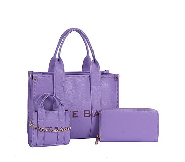 THE TOTE BAG 3-in-1 Tote Satchel Set