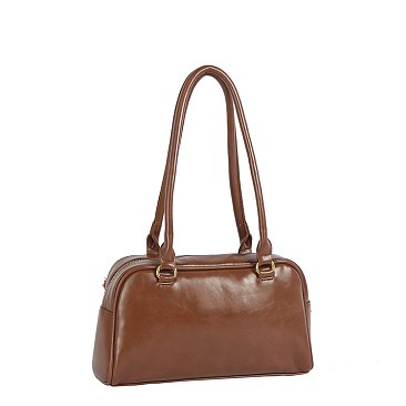 Bag Charm Buckle Pocket Boston Bag