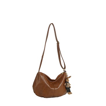 Bag Charm Crossbody Shoulder Bag Hobo
