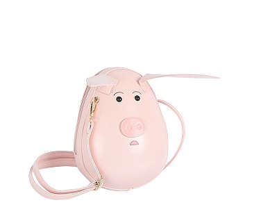 Pink Piglet Crossbody Bag