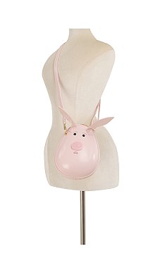 Pink Piglet Crossbody Bag