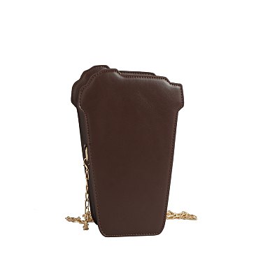 Coffee Cup Crossbody Bag