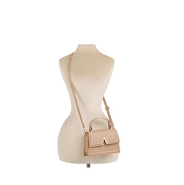 Fashion Flap Satchel Crossbody Bag