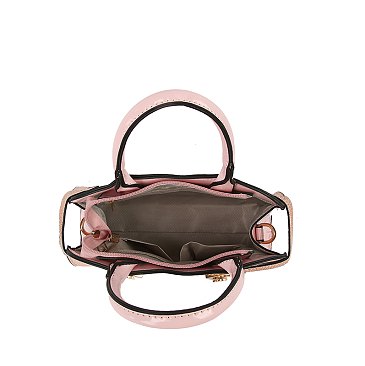 Croc Alligator 2-in-1 Dome Satchel