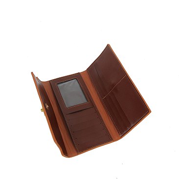Fashion Flap Tri-fold Wallet