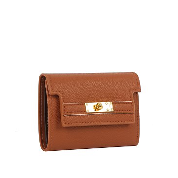 Fashion Flap Tri-fold Wallet