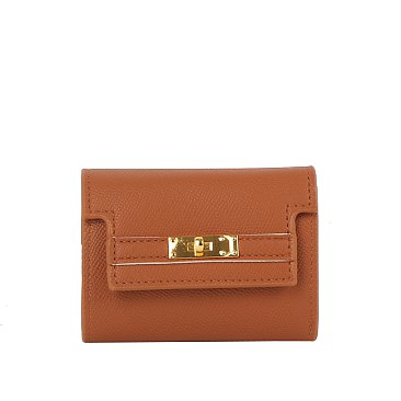 Fashion Flap Tri-fold Wallet