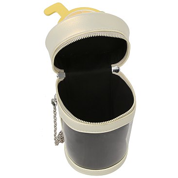 Cocktail See Thru Crossbody Bag