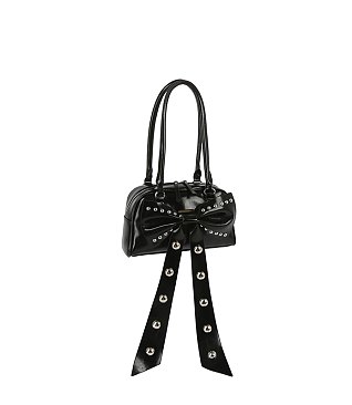 Studded Bow Satchel