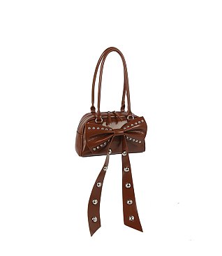 Studded Bow Satchel