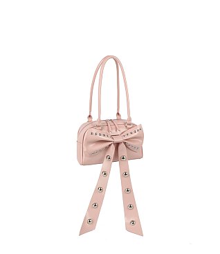 Studded Bow Satchel
