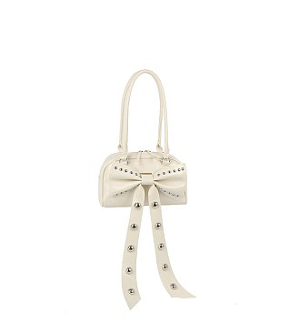 Studded Bow Satchel