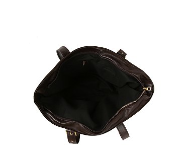 Retro Belted Tote Shopper Bag