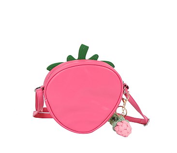 Sparkle Straw Crossbody Bag