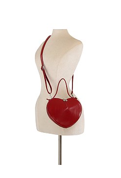 Heart-shaped Crossbody Bag