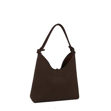 Faux Suede 2-in-1 Shoulder Bag