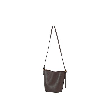 Chain Link Bucket Crossbody Bag
