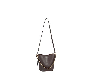 Chain Link Bucket Crossbody Bag
