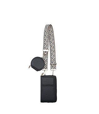 Guitar Strap 2-in-1 Cell Phone Case Crossbody Bag