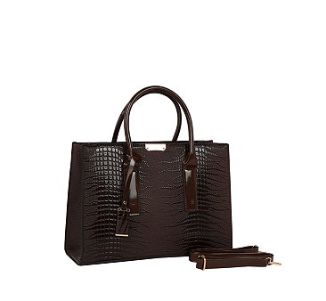 Croc Aligator 3-in-1 Satchel Set