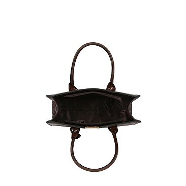 Croc Aligator 3-in-1 Satchel Set