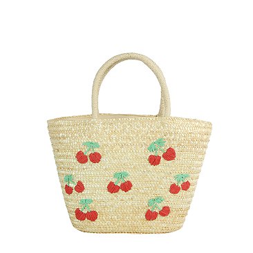 Straw Beach Tote