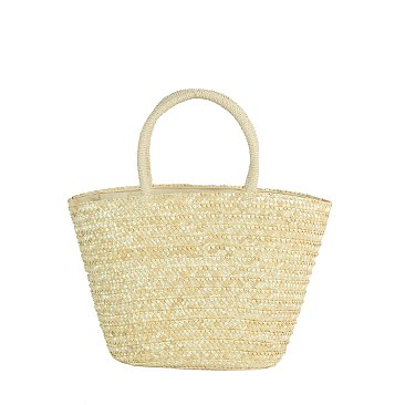 Straw Beach Tote