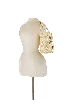 Straw Beach Tote
