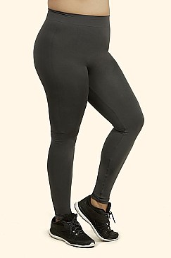 PACK OF 6 PIECES LADIES NYLON LEGGINGS PLUS SIZE MUEX001X