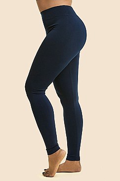 PACK OF 6 PIECES LADIES POLYESTER LEGGINGS PLUS SIZE MUEX900X