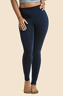 PACK OF 6 PIECES LADIES POLYESTER LEGGINGS PLUS SIZE MUEX900X