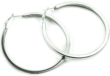 EXTRA Large size HOOP POST PIN EARRING