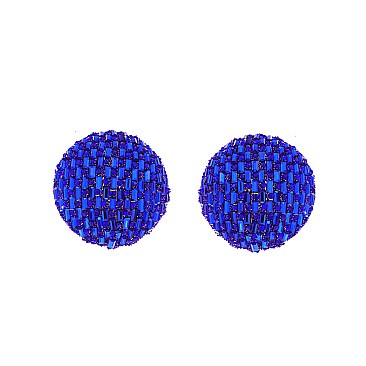 Large Trendy  Sparkling Ball Stud Earrings