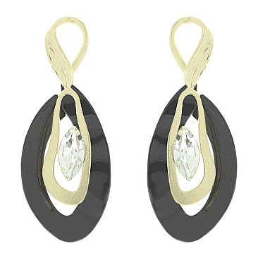 FASHION METAL DANGLE EARRINGS