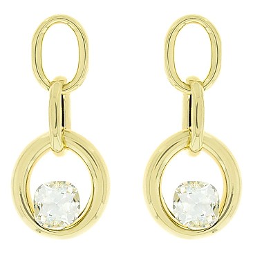 GORGEOUS METAL DANGLE EARRINGS