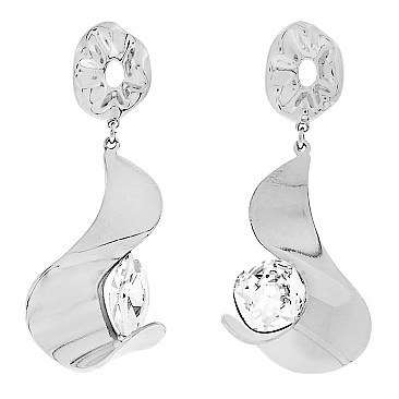 STUNNING METAL DANGLE EARRINGS