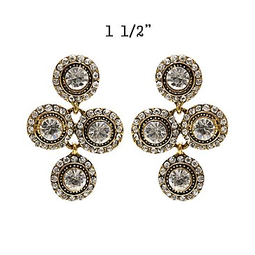 Elegant Dangling Rhinestone Earring SLEY1376