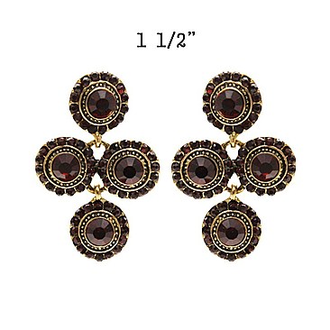 Elegant Dangling Rhinestone Earring SLEY1376