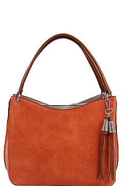 DESIGNER FASHION DOUBLE TASSEL SHOULDER BAG WITH LONG STRAP JYF-0247