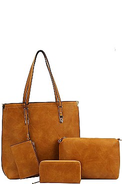 4 IN 1 TOTE WITH LONG STRAP