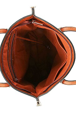 4 IN 1 TOTE WITH LONG STRAP