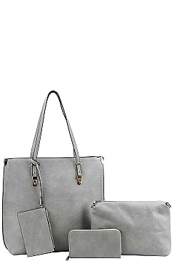 4 IN 1 TOTE WITH LONG STRAP