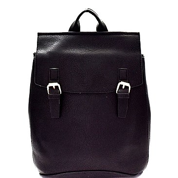 Belted Convertible Flap Backpack Shoulder Bag Mh-F0285
