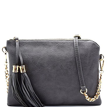 New Asymmetrical Corner Clutch Cross Body