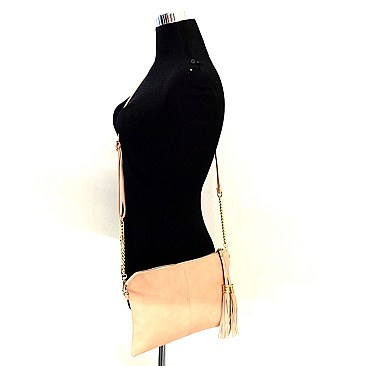 New Asymmetrical Corner Clutch Cross Body