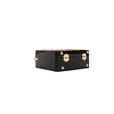 Hard Case Radio Boxy Satchel / Shoulder Handbag