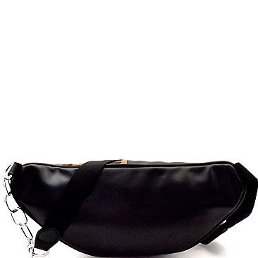 Chain Accent Multi-Pocket Fashion Fanny Pack MH-FB-A143